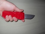 A fake knife made from duct tape, since bringing weapons into the library is a no-no.